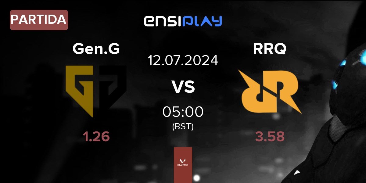 Partida Gen.G Esports Gen.G vs Rex Regum Qeon RRQ | 12.07