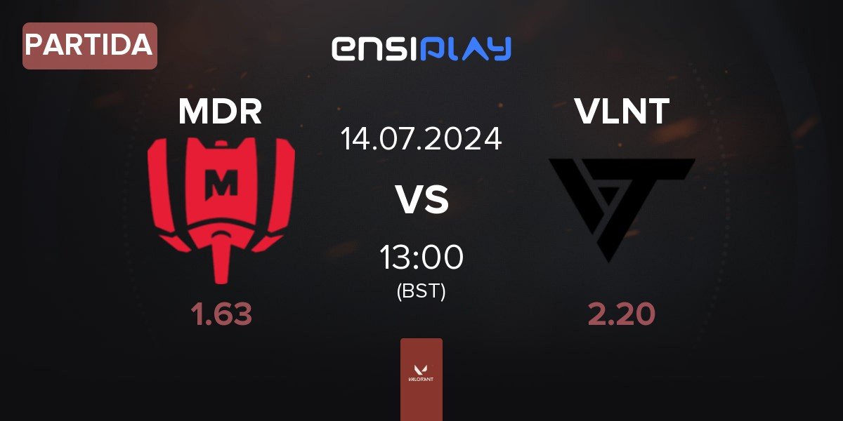 Partida Mandatory MDR vs Valiant VLNT | 14.07