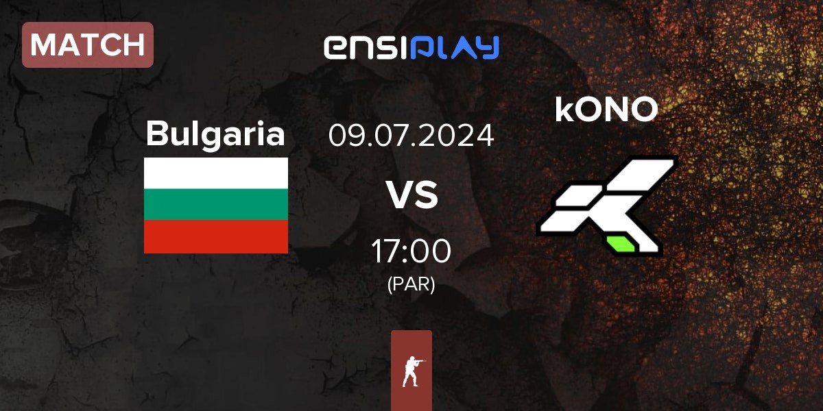 Match Bulgaria BGR vs kONO.ECF kONO | 09.07