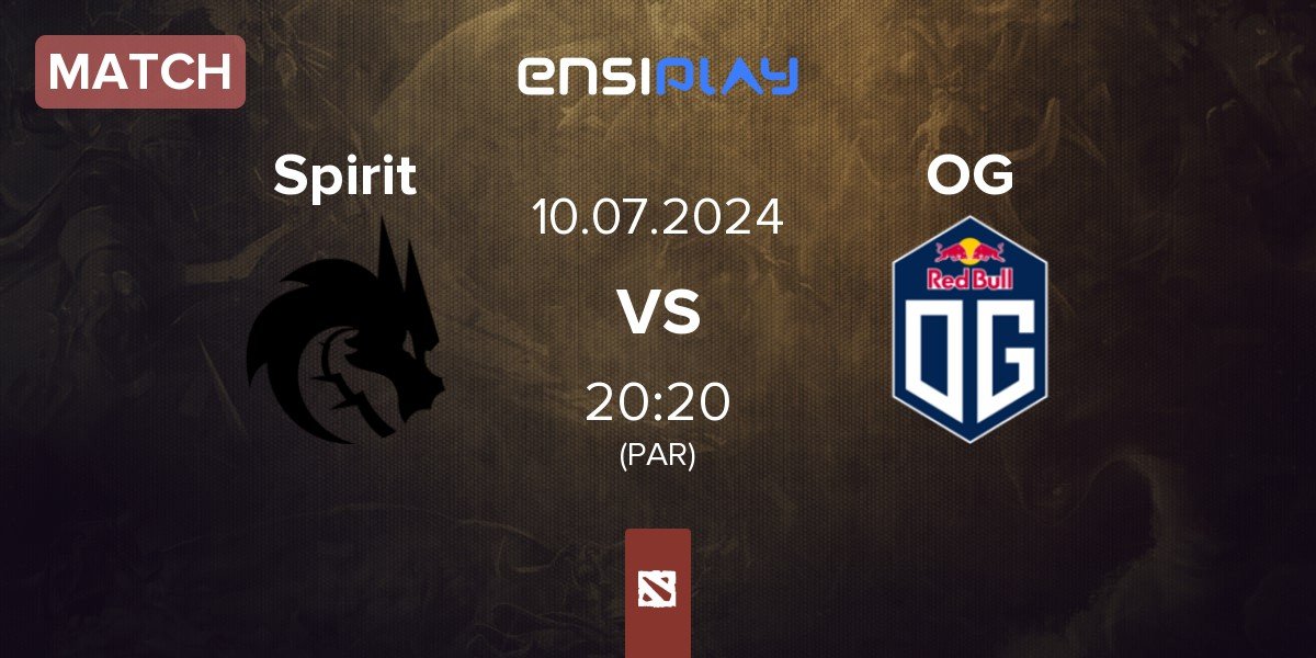 Match Team Spirit Spirit vs OG | 10.07