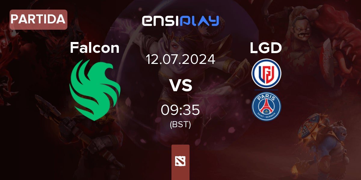 Partida Team Falcons Falcon vs LGD Gaming LGD | 12.07