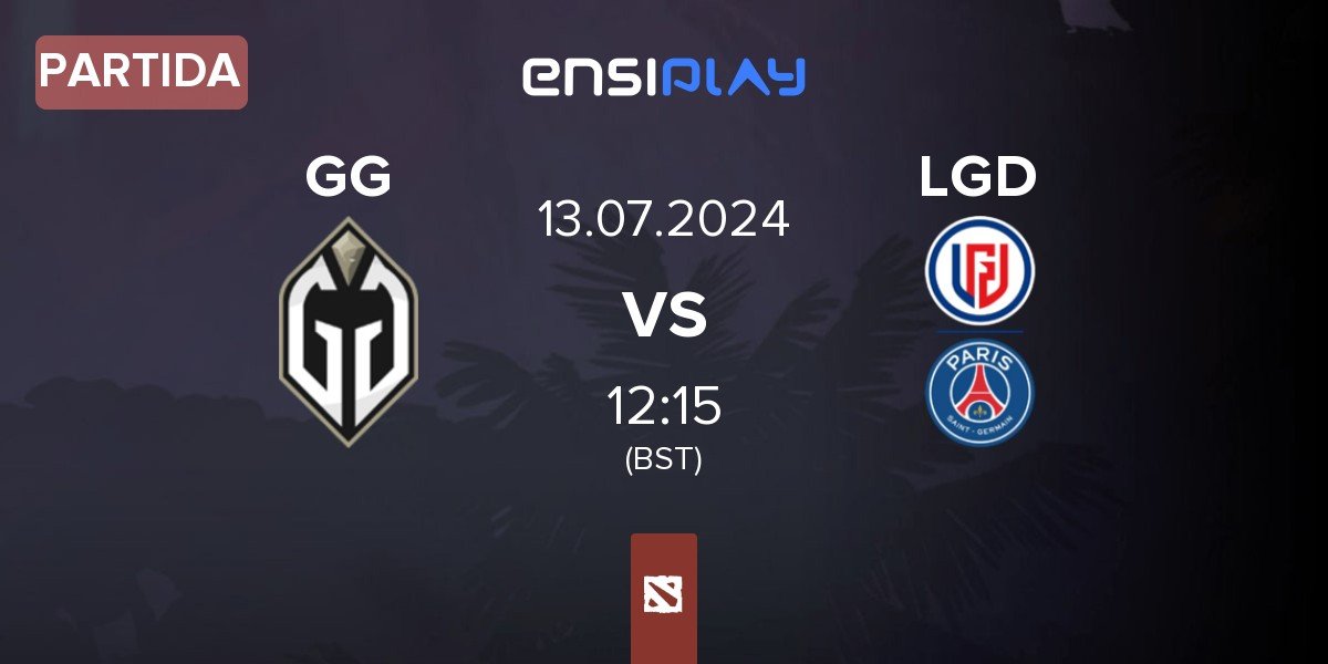 Partida Gaimin Gladiators GG vs LGD Gaming LGD | 13.07