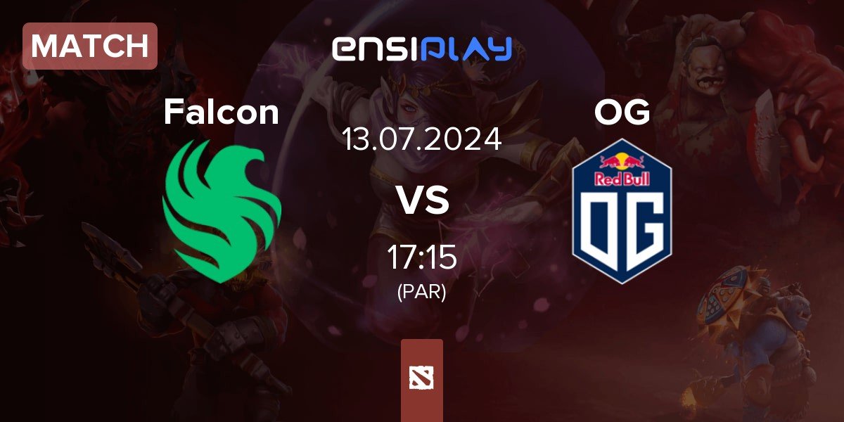 Match Team Falcons Falcon vs OG | 13.07