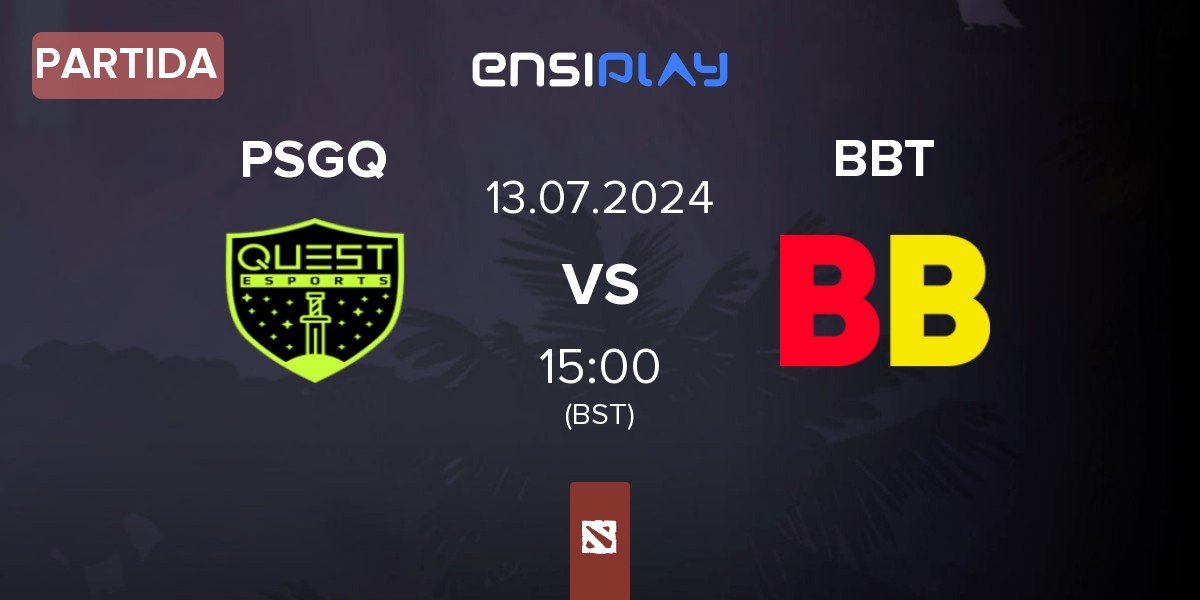 Partida PSG.Quest PSGQ vs BetBoom Team BBT | 13.07