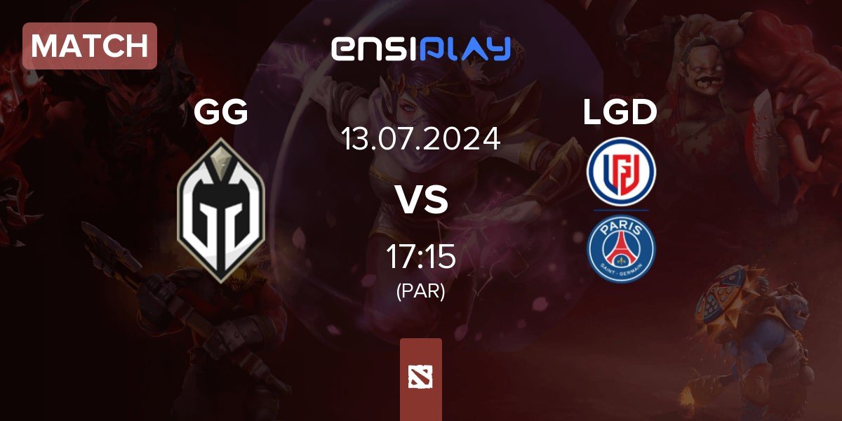 Match Gaimin Gladiators GG vs LGD Gaming LGD | 13.07