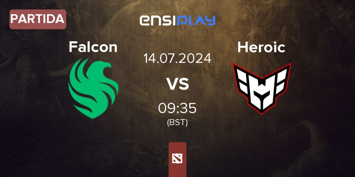 Partida Team Falcons Falcon vs Heroic | 14.07