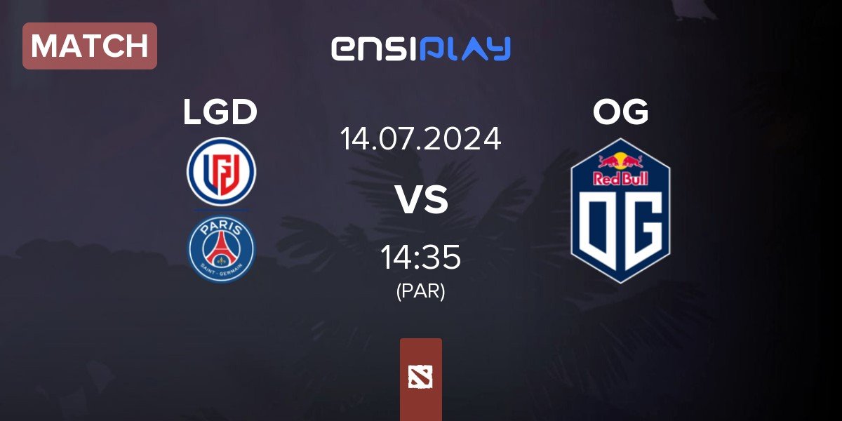 Match LGD Gaming LGD vs OG | 14.07