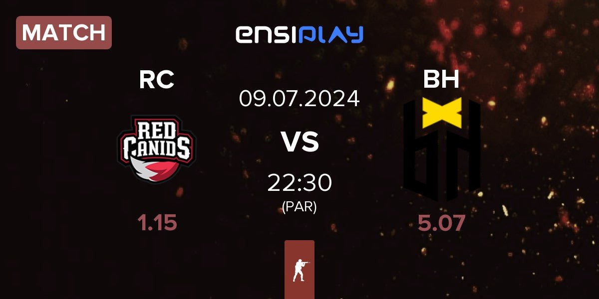 Match Red Canids RC vs Bounty Hunters BH | 09.07