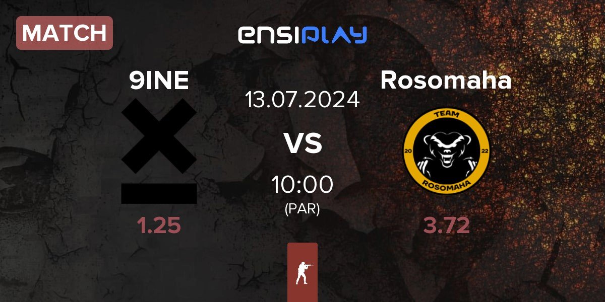 Match 9INE vs ROSOMAHA Rosomaha | 13.07