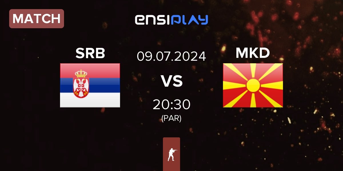 Match Serbia SRB vs North Macedonia MKD | 09.07