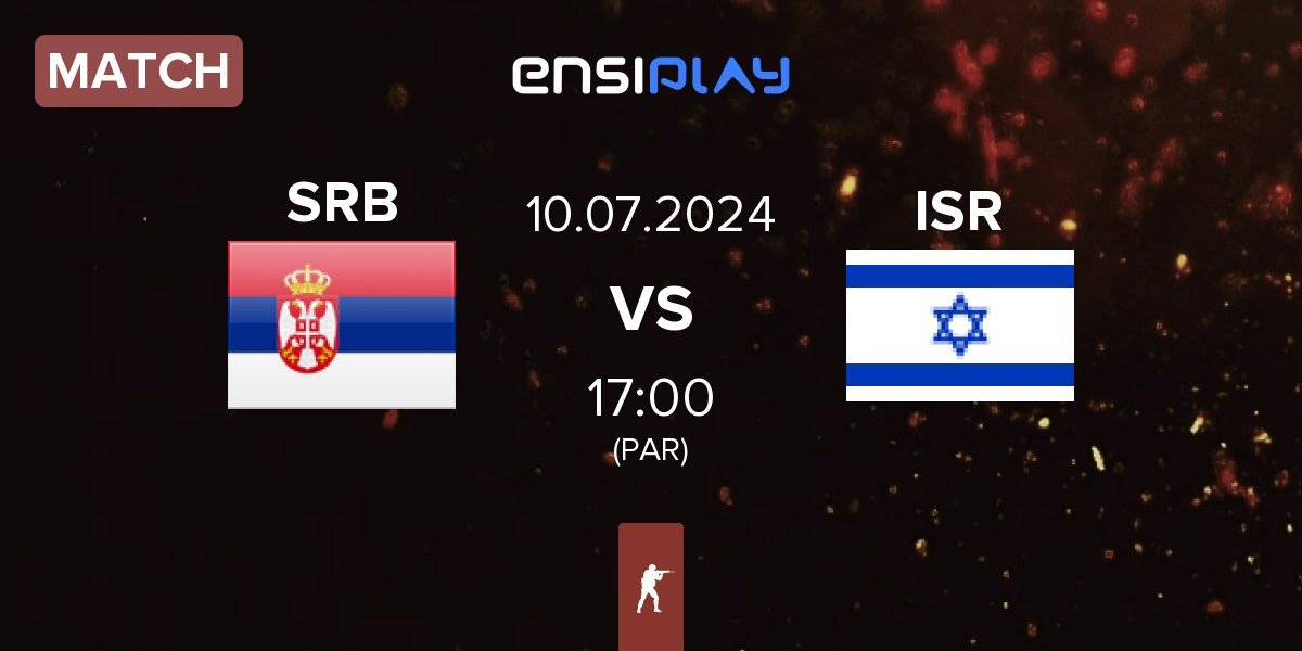 Match Serbia SRB vs Israel ISR | 10.07