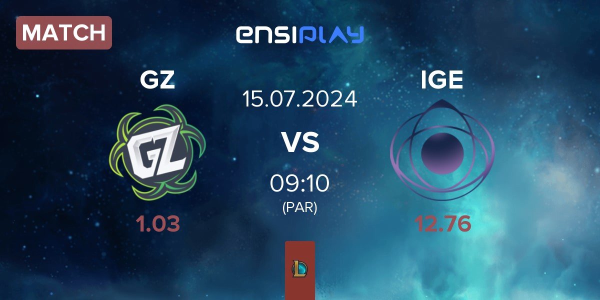 Match Ground Zero Gaming GZ vs ION Global Esports IGE | 15.07