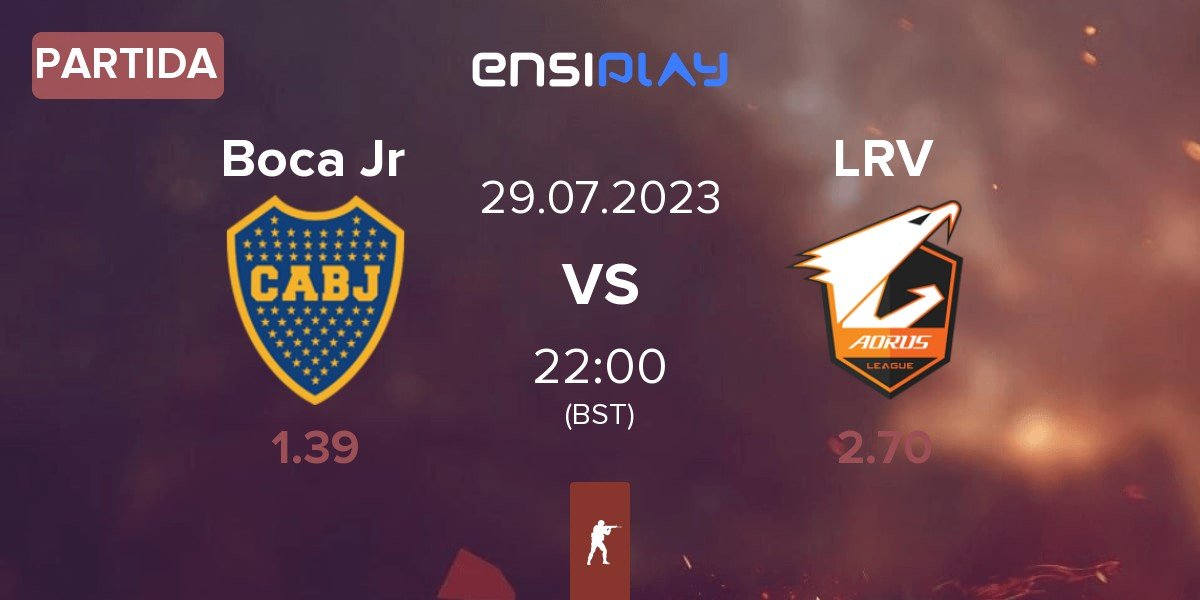 Partida Boca Juniors Boca Jr vs LRV Esports LRV | 29.07