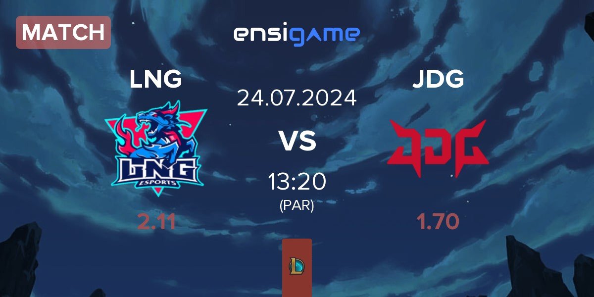 Match LNG Esports LNG vs JD Gaming JDG | 24.07