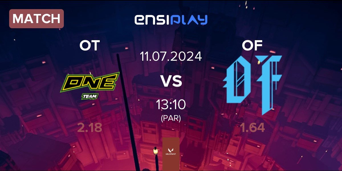 Match ONE TEAM OT vs Oblivion Force OF | 11.07