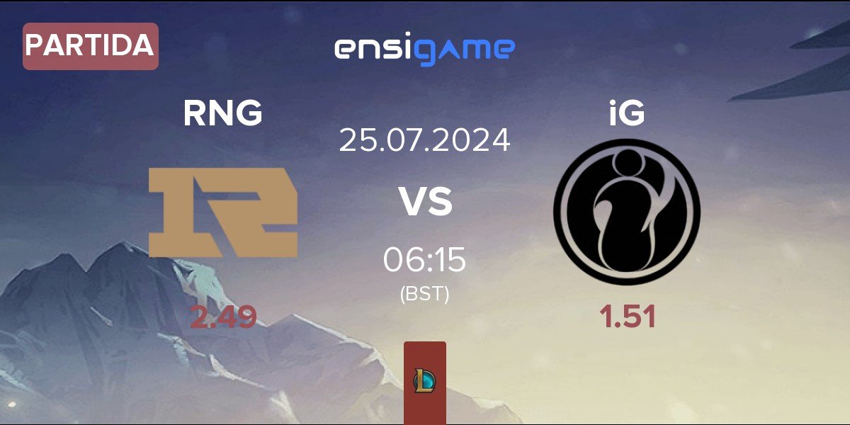 Partida Royal Never Give Up RNG vs Invictus Gaming iG | 25.07