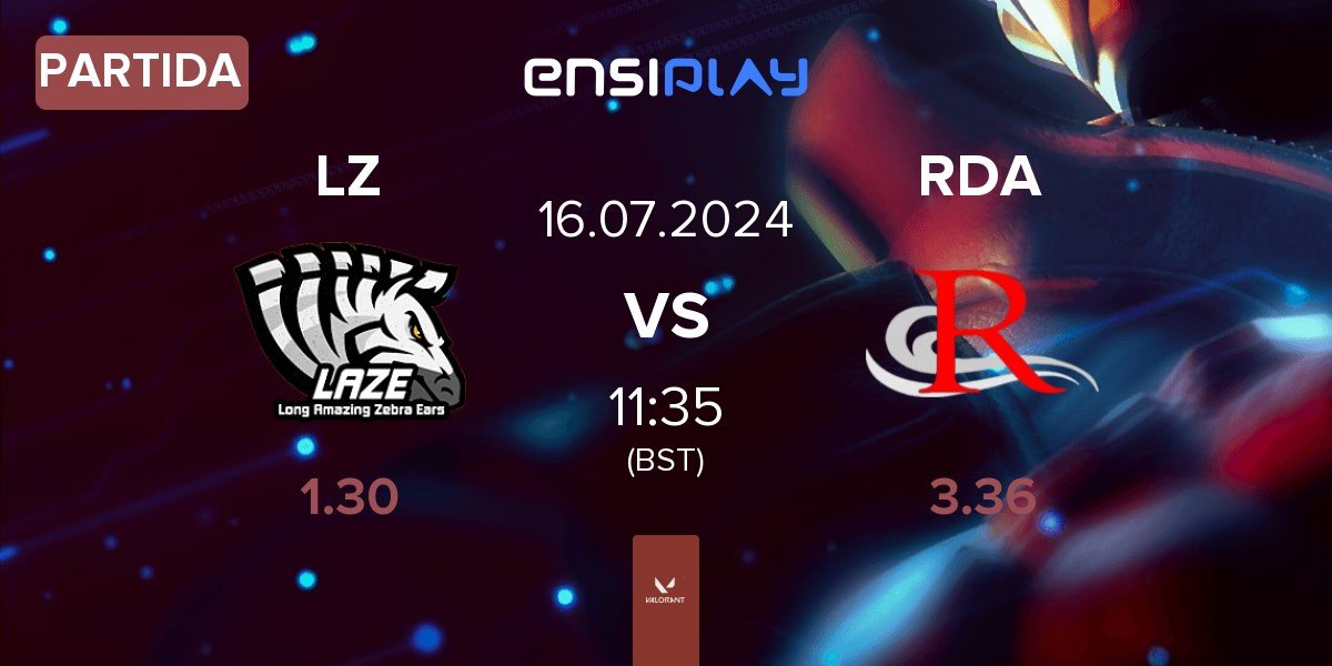 Partida LaZe LZ vs Reve Drift Arena RDA | 16.07