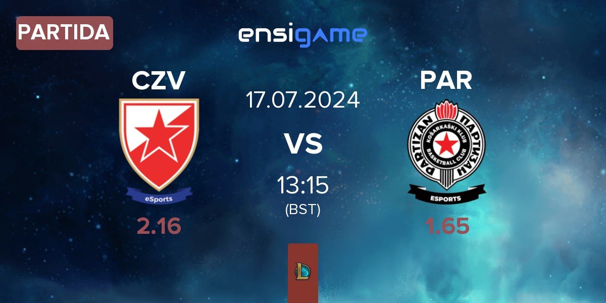 Partida Crvena zvezda Esports CZV vs Partizan Esports PAR | 17.07