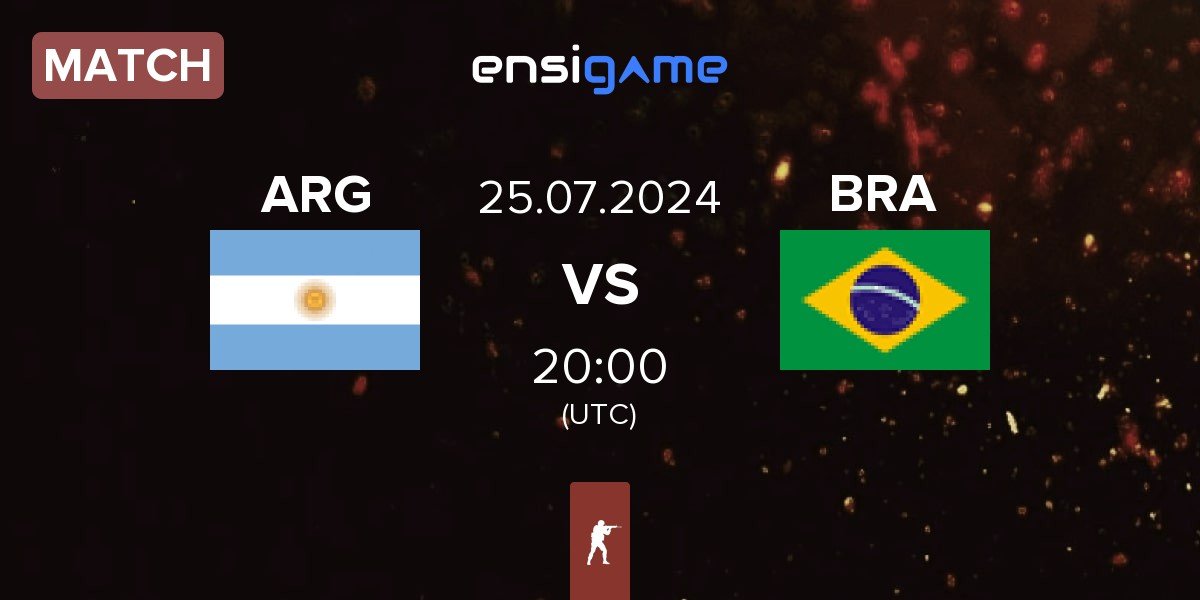 Match Argentina ARG vs Brazil BRA | 25.07