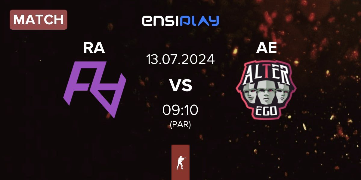 Match Rare Atom RA vs Alter Ego AE | 13.07