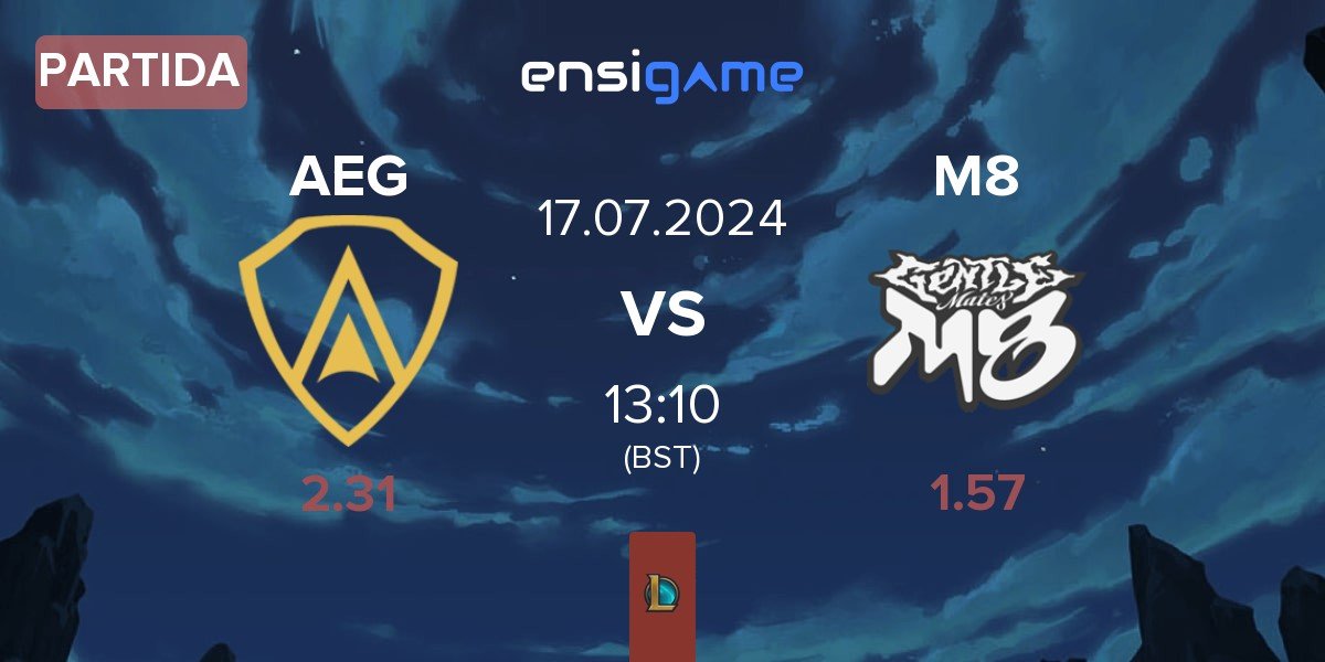 Partida Aegis AEG vs Gentle Mates M8 | 17.07