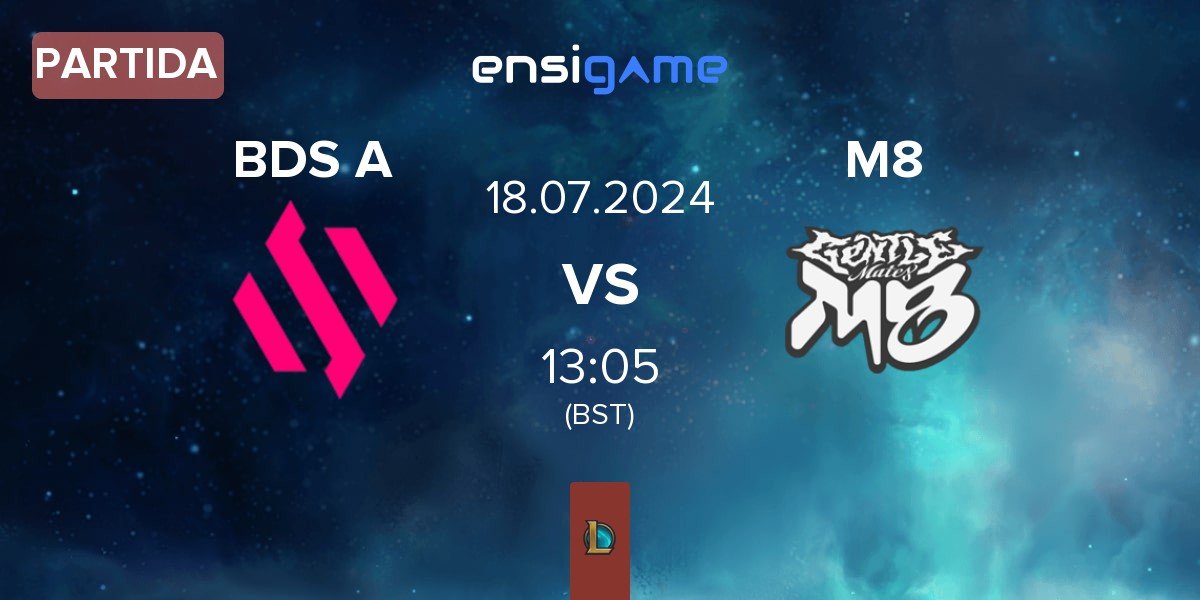 Partida Team BDS Academy BDS A vs Gentle Mates M8 | 18.07