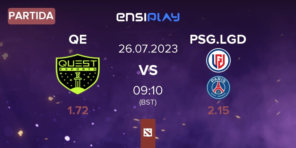 Partida PSG.Quest PSGQ vs LGD Gaming LGD | 26.07