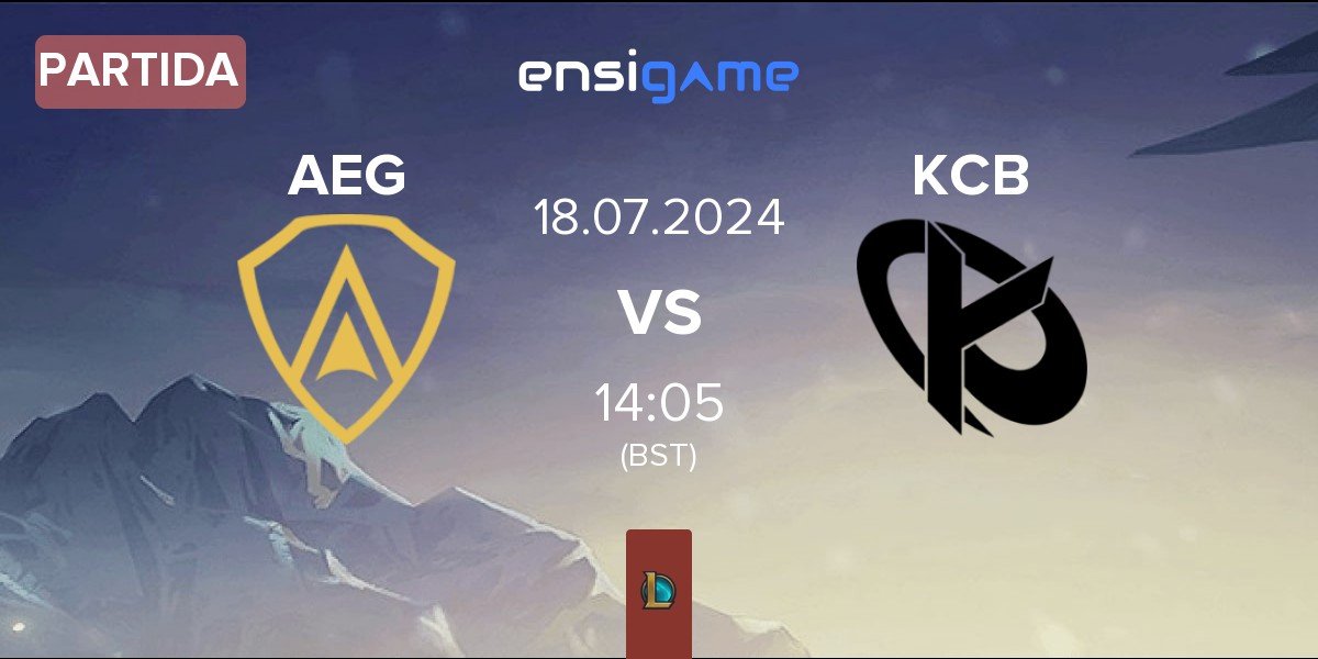 Partida Aegis AEG vs Karmine Corp Blue KCB | 18.07