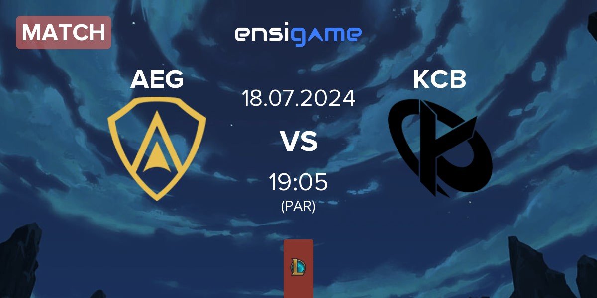 Match Aegis AEG vs Karmine Corp Blue KCB | 18.07