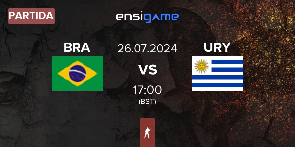 Partida Brazil BRA vs Uruguay URY | 26.07