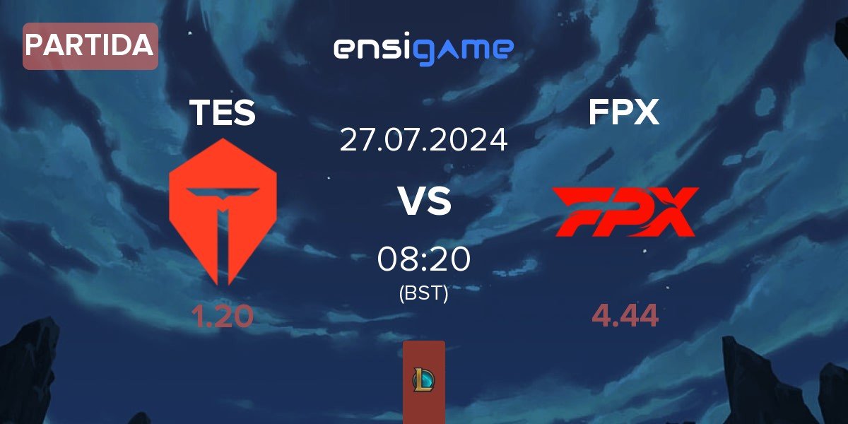 Partida TOP Esports TES vs FunPlus Phoenix FPX | 27.07