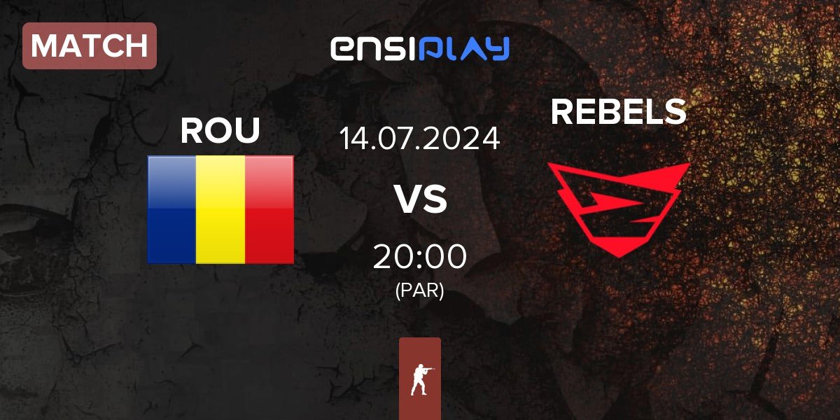 Match Romania ROU vs Rebels Gaming REBELS | 14.07