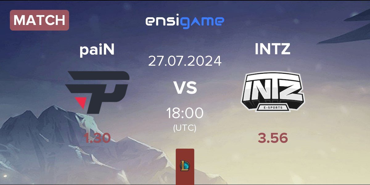 Match paiN Gaming paiN vs INTZ | 27.07