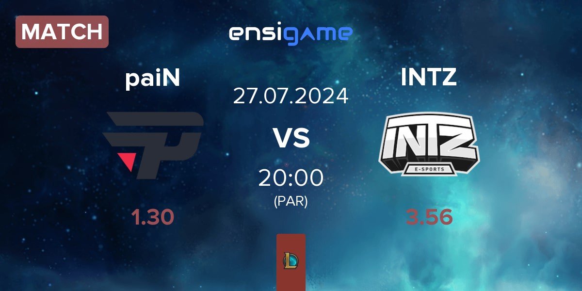 Match paiN Gaming paiN vs INTZ | 27.07