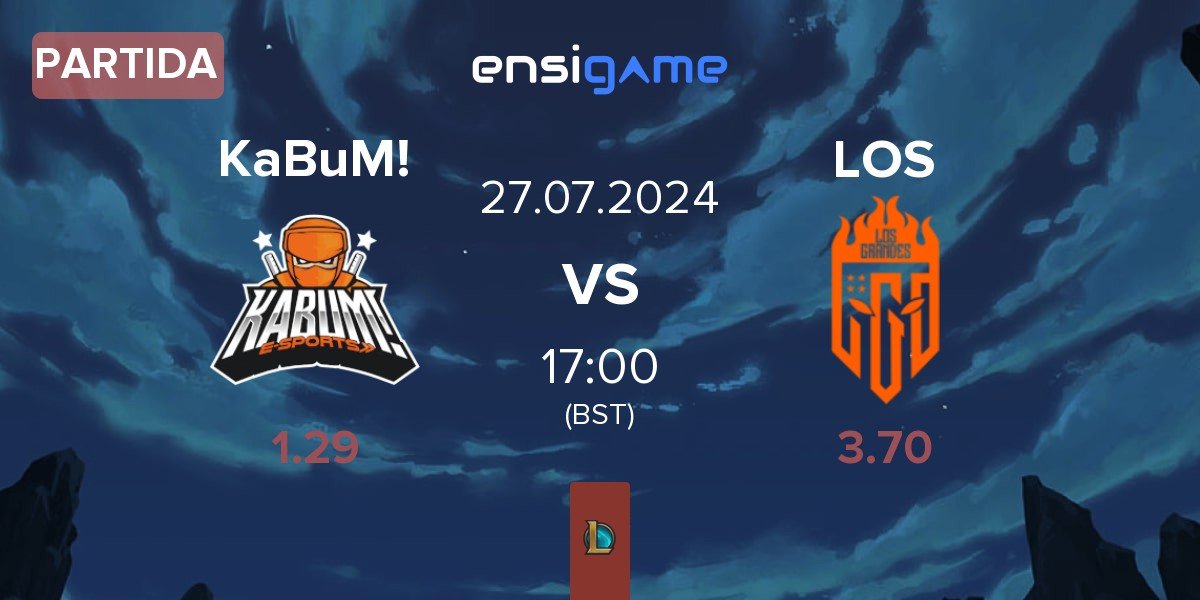 Partida KaBuM! eSports KaBuM! vs Los Grandes LOS | 27.07