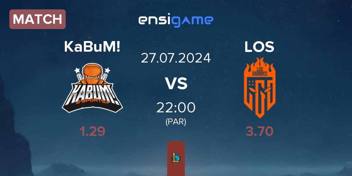 Match KaBuM! eSports KaBuM! vs Los Grandes LOS | 27.07