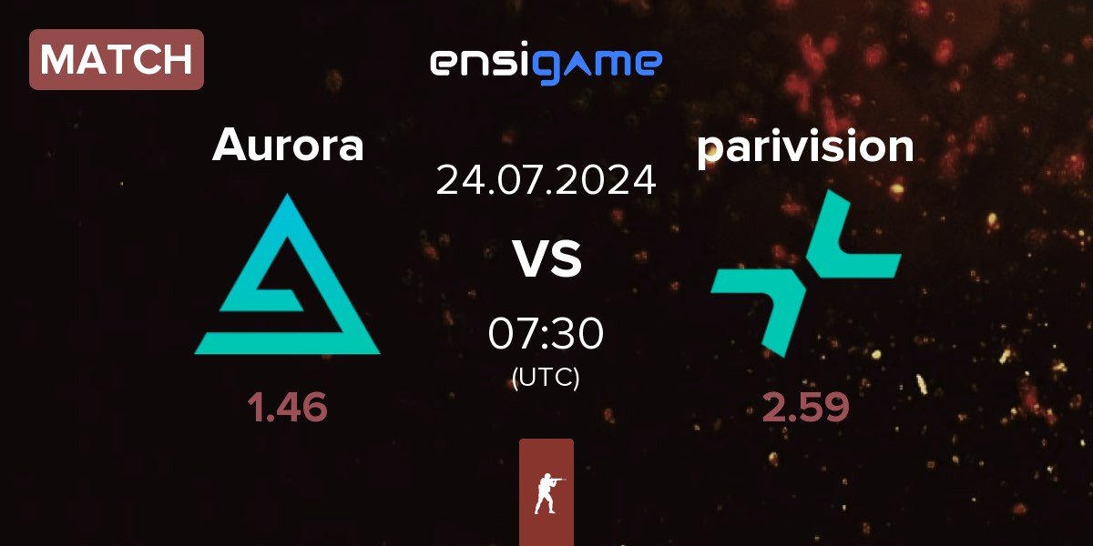 Match Aurora Gaming Aurora vs PARIVISION parivision | 24.07