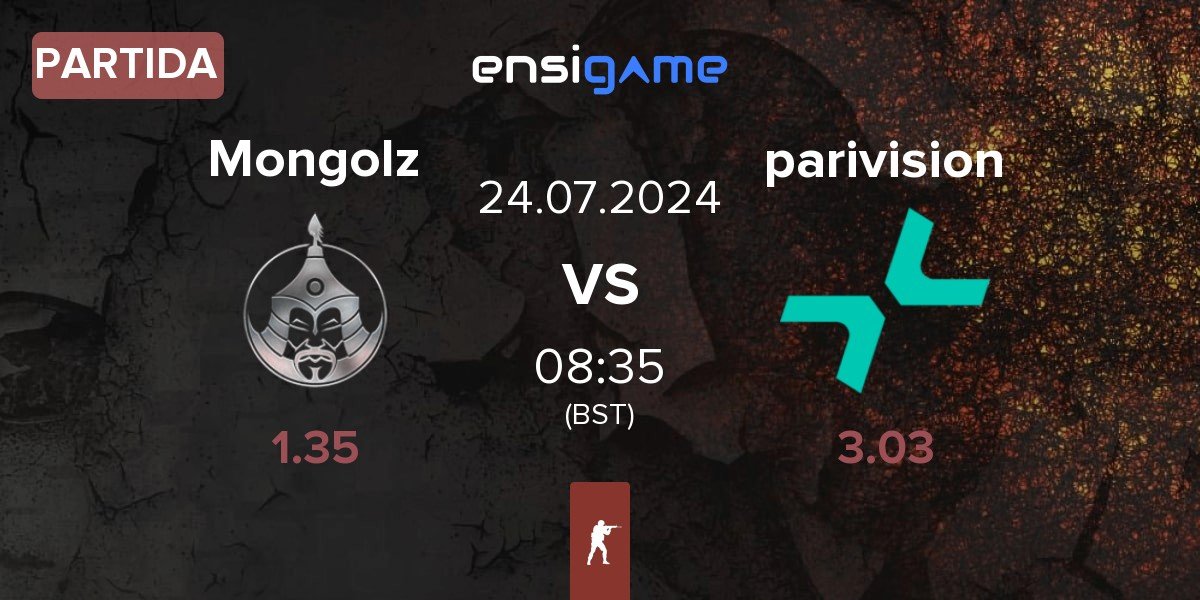 Partida The Mongolz Mongolz vs PARIVISION parivision | 24.07