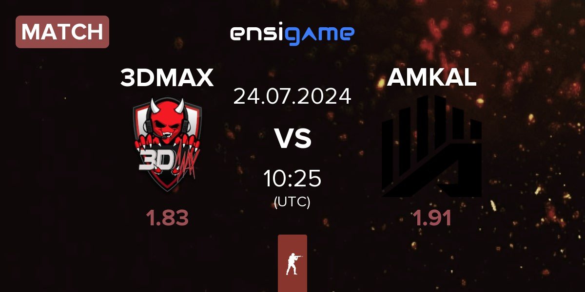 Match 3DMAX vs AMKAL | 24.07