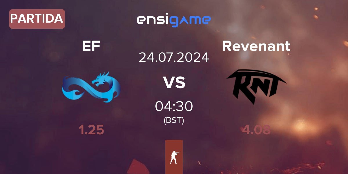 Partida Eternal Fire EF vs Revenant Esport Revenant | 24.07