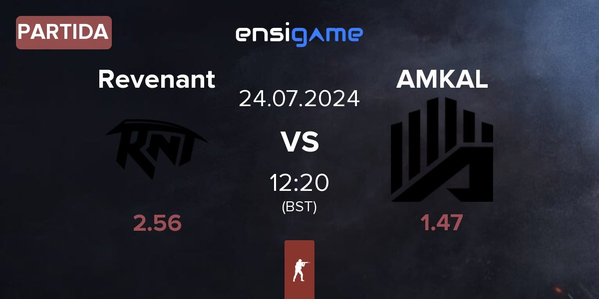 Partida Revenant Esport Revenant vs AMKAL | 24.07