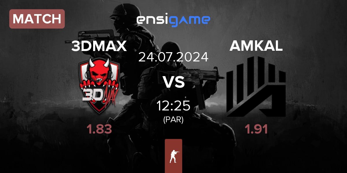 Match 3DMAX vs AMKAL | 24.07