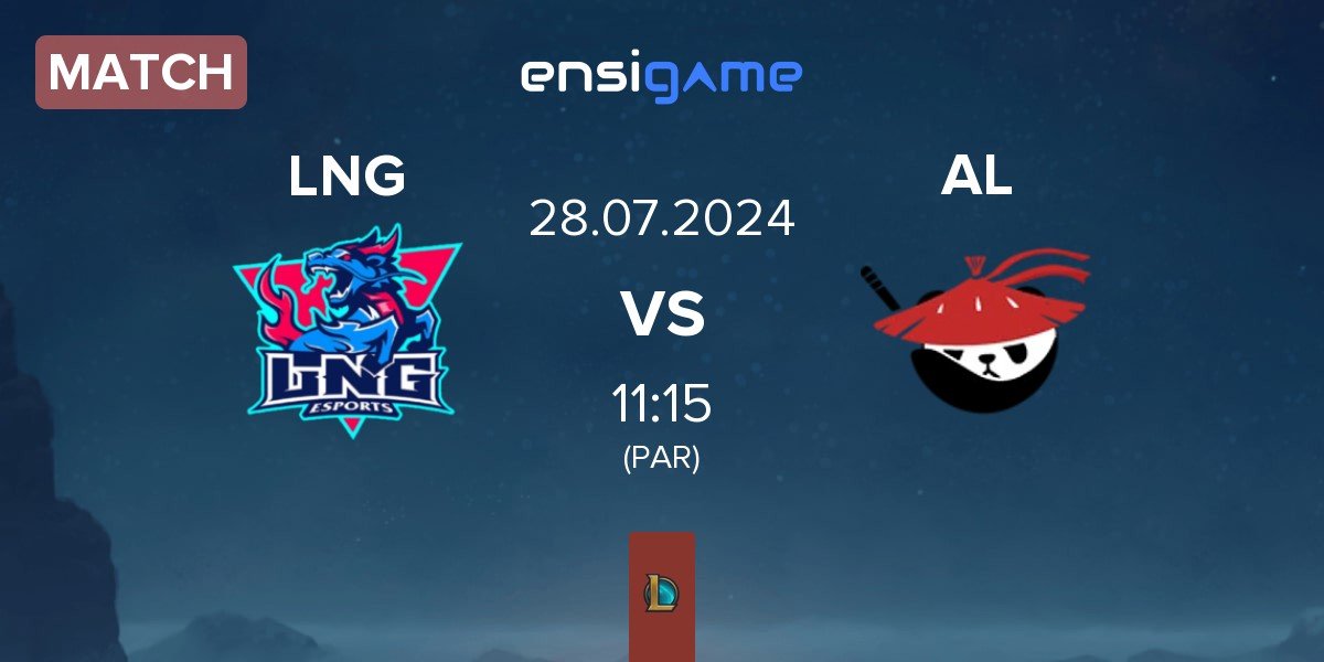 Match LNG Esports LNG vs Anyone's Legend AL | 28.07