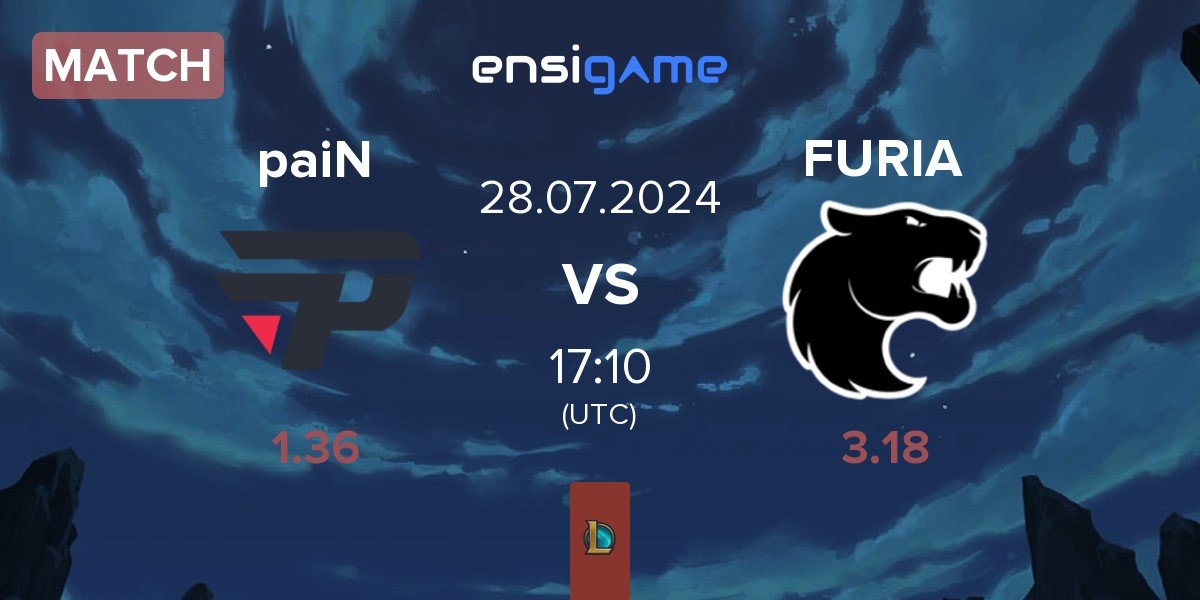 Match paiN Gaming paiN vs FURIA Esports FURIA | 28.07