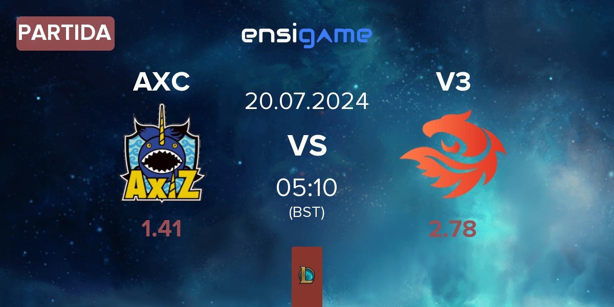 Partida AXIZ CREST AXC vs V3 Esports V3 | 20.07