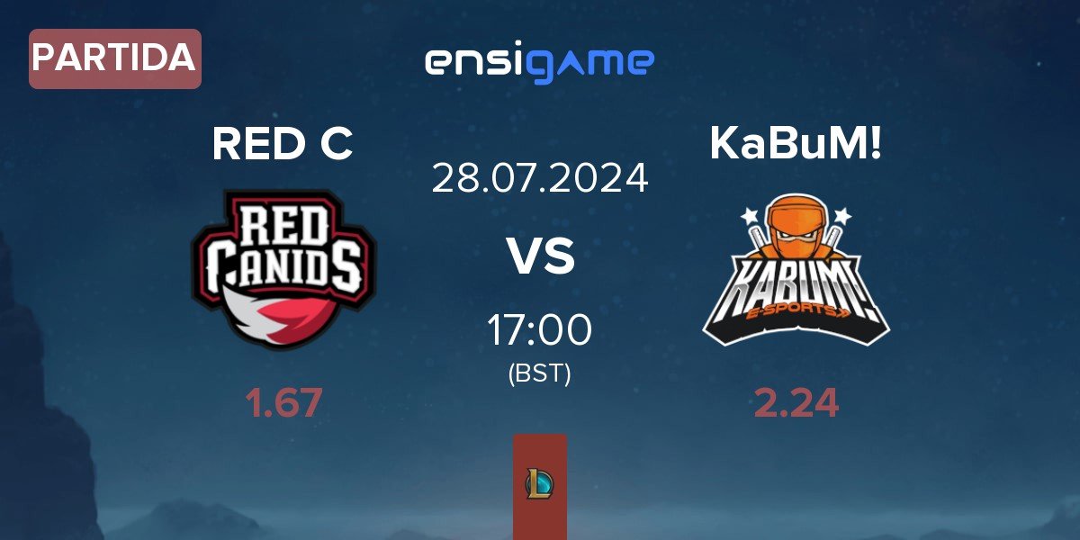 Partida RED Canids RED C vs KaBuM! eSports KaBuM! | 28.07