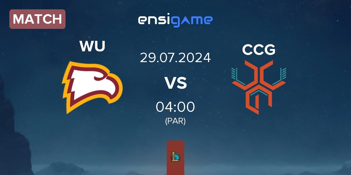 Match Winthrop University WU vs CCG Esports CCG | 29.07