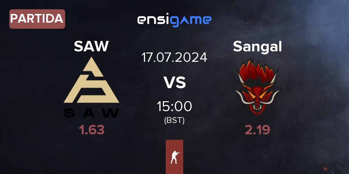 Partida SAW vs Sangal Esports Sangal | 17.07