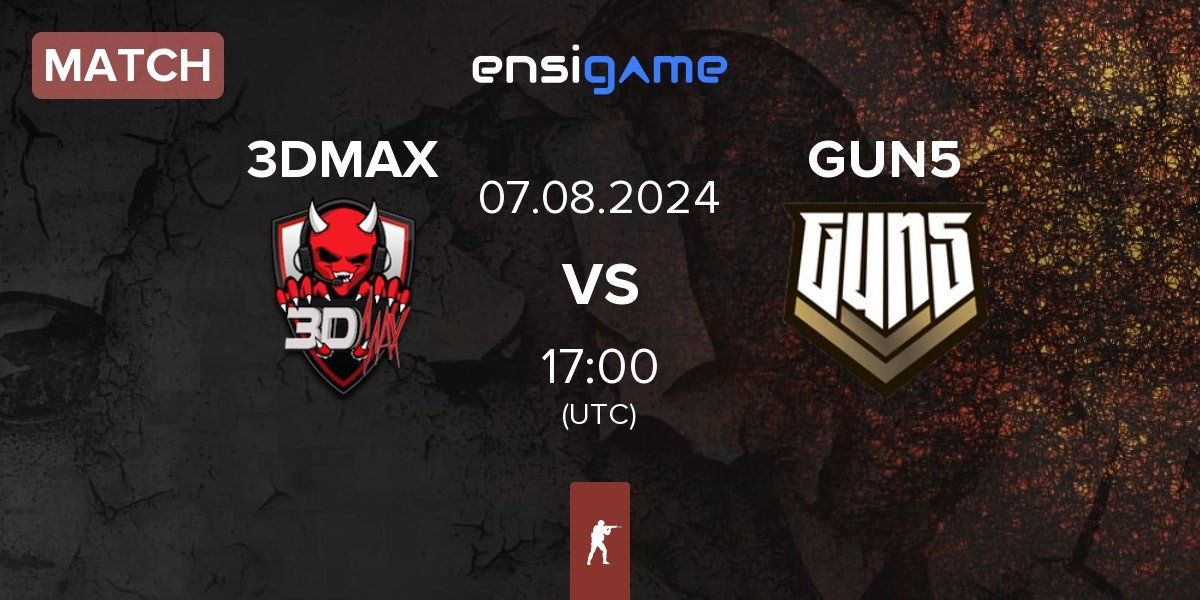 Match 3DMAX vs GUN5 Esports GUN5 | 07.08