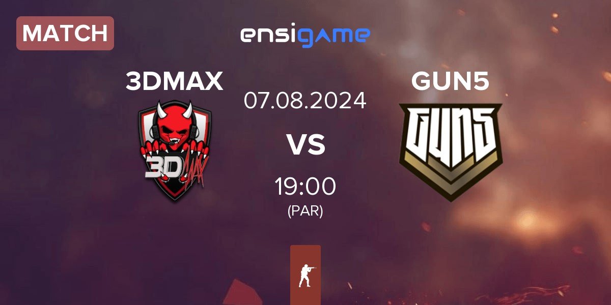 Match 3DMAX vs GUN5 Esports GUN5 | 07.08